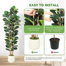The Evergreen Statement | 5-7ft Artificial Fiddle Leaf Fig Tree