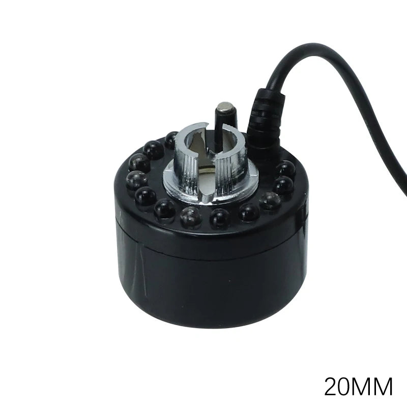 Halloween LED Water Fountain Pond Fogger Mini Mist Maker Fogger Pond Garden Nebulizer For Halloween Christmas Party Decoration