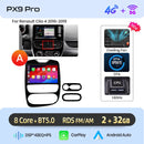 AWESAFE PX9 Car Radio Autoradio for  Renault Clio 4 2012-2019 Wireless Carplay Screen Android Auto Stereo GPS Navi FM RDS BT SWC