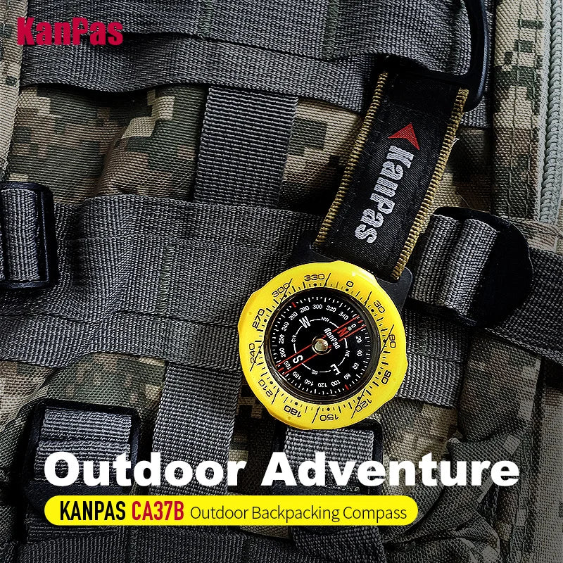 KANPAS carabiner compass/ Outdoor compass/ Camping, Hiking compass, CA-37