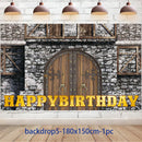 Middle Ages Armored Knight Theme Children's Birthday Party Decoration Supplies Disposable Backdrop Plate Banner Baby Shower Gift