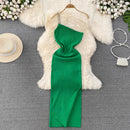 The Asymmetry Knit Silhouette | Sculpted One-Shoulder Dress