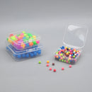 12 small transparent storage boxes for small items, easy to carry small accessories, hardware, small parts, and accessories