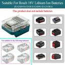 BAT618 Li-ion Battery Charger Adapter Converter Power Bank USB Type-C Fast Charger for Bosch 18V Li-ion Battery Replace AL1820CV