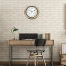 Wall Clock 12 Inch 12 Inch Wall Clock Outdoor Indoor Round Office Home School Clock Battery Operated Decorative Clocks With