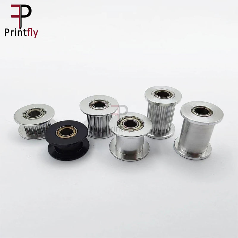 Printfly  2GT Idler Pulley 20Teeth Width 6 10 15mm Bore 3 4 5 6 8mm Bearing Timing belt 3D Printer Accessories Tensioning
