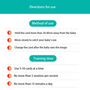 Montessori Baby Visual Stimulation Card Toy Black and White Flash Cards High Contrast Visual Stimulation Learning Toys for Baby