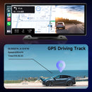 Universal 10.26 Inch 4K Dashcam Car DVR Video Player Wireless Carplay&Android Auto Car Monitor Multimedia GPS FM Rearview Camera