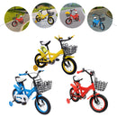 Children Bike Boys Girls Toddler Bicycle Adjustable Height Kid Bicycle with Basket for 2-4 Years Old Blue / Red / Yellow