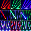 Yiflamefly 4Pcs 40W Mini Beam Moving Head Light Stage Light Standard DMX512 13CH for Concert Party Weddings Nightclub Dance Hall