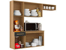 Compact Kitchen Aramóveis Carol with Counter 6 Doors 1 Drawer