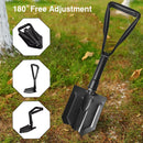 Engineer Shovel Military Shovel Multi-function Shovel Outdoor Tools Black Military Shovel Manufacturer Outdoor Camping Supplies