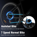 HITWAY Electric Bicycle, 700C Electric Bike for Adults,Commute Trekking E-bike E Mountain Bike with36V12Ah Removable Battery