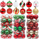 The Solstice Set | Hand-Painted 6cm Christmas Baubles