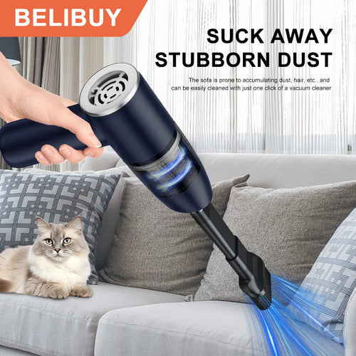 BELIBUY Car Vacuum Cleaner Portable Vacuum Cleaner home appliance High Power Mini Wireless Cleaner Carpet Vacuum Cleaner