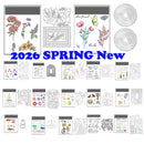 Summer Flower animals Stamps And Dies 2026 New Arrivals German For Scrapbook And Stamping Albums Card Stencils In French Craft