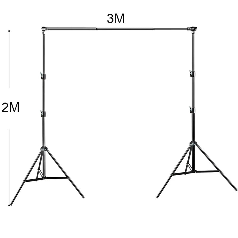 SH 2M Super Stable Tripod 2M Foldable Lighting Stand Tripod Photography For Fill Spot Telescopic Crossbar