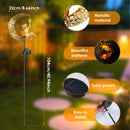 The Moonveil | Crackle Glass Solar Garden Stake Lights