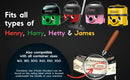 Avern Genuine Numatic Hepa-Flo Hoover Bags Henry Hetty NRV Vacuum Cleaner Dust B