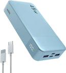 NOBIS 20000mah Power Bank 45W Fast Charging Portable Charger External Battery Pack with LED Display for iPhone Android Laptop