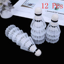 12Pcs Plastic Badminton Shuttlecock Lightweight For Practice Portable Shuttlecocks Training Kids Entertainment
