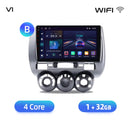 Junsun Wireless CarPlay Android Auto Car Radio for Honda Fit Jazz City 2002 2003 2004-2007 RDS GPS 4G WIFI Multimedia autoradio