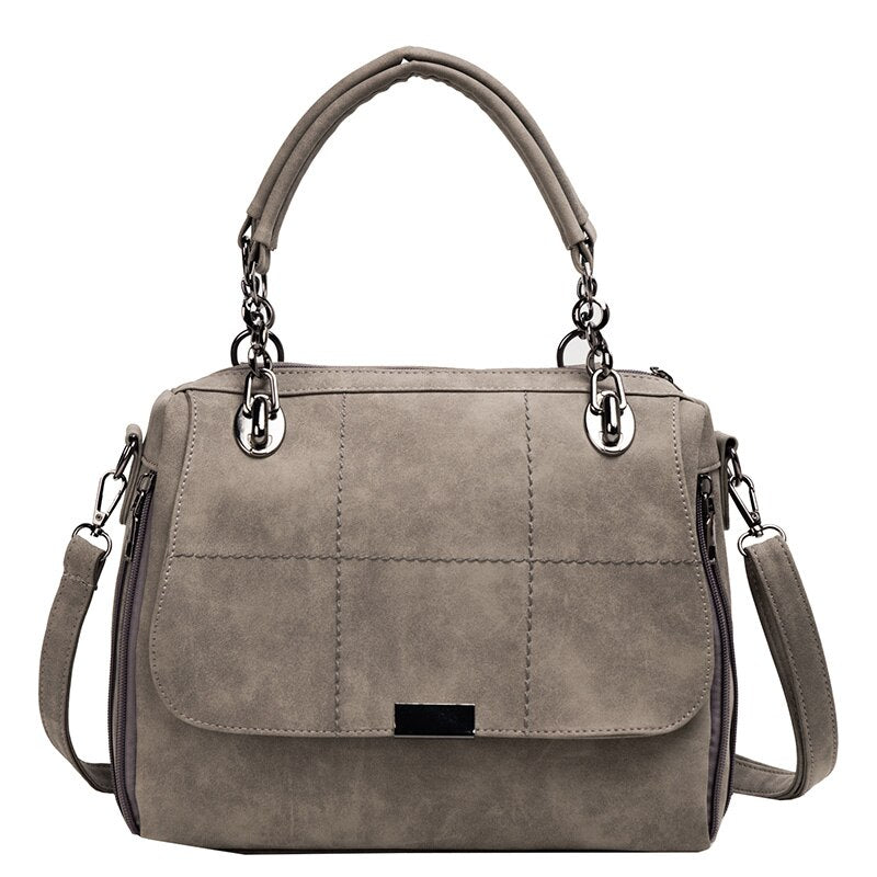 Casual Shoulder Handbags High Quality Soft Scrub Leather Crossbody Bags for Women Luxury Handbags Women Bags Designer Sac A Main