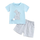 Toddler Girl Easter Dress Bunny Embroidery Sleeveless Floral Print Princess Dress with Matching Headband for Spring Summer