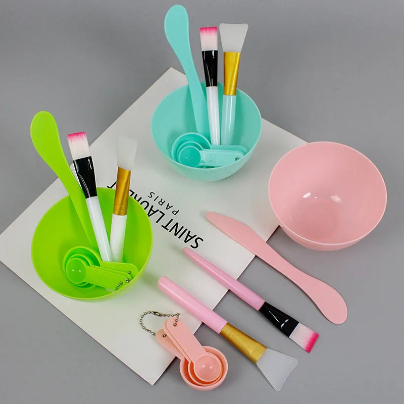 Face Mask Mixing Bowl Set DIY Facemask Mixing Tool with Silicone Mask Bowl Makeup Brushes Spatula Beauty Skin Care Beauty Health