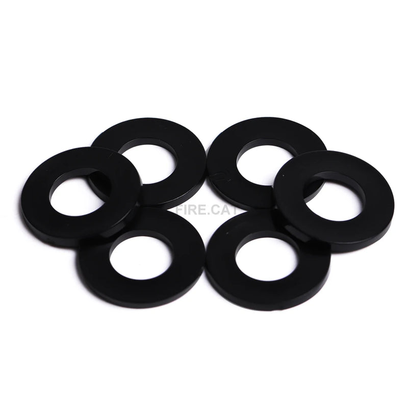 500-800 White Pieces Black Nylon Flat Washers Assortment Kit M2 M2.5 M3 M4 M5 M6 M8 M10 M12 Not Rubber Washer 9 Sizes for Bolts