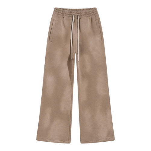 The Chroma Drift | Ink-Splash Fleece Sweatpant with Tapered Fit