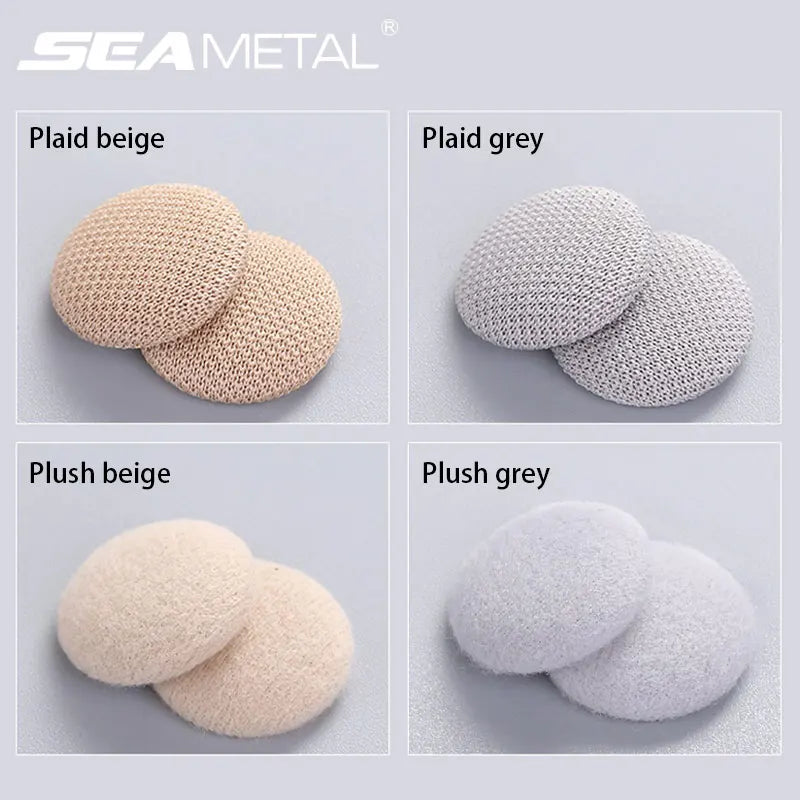 SEAMETAL 40pcs Car Interior Roof Buckles Headliner Ceiling Cloth Fixing Screw Care Fabric Buckle Rivets Car Retainer Cap Repair