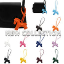 Pony Bag Charm, PU Leather Luggage & Car Pendant, Premium Versatile Travel Accessories
