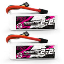 2 Stück CNHL 3S 11.1V Lipo Akku 2200mAh 30C 70C mit XT60 Stecker für RC Flugzeug Hubschrauber Quadrocopter FPV Drohne Auto Rennsport Hobby