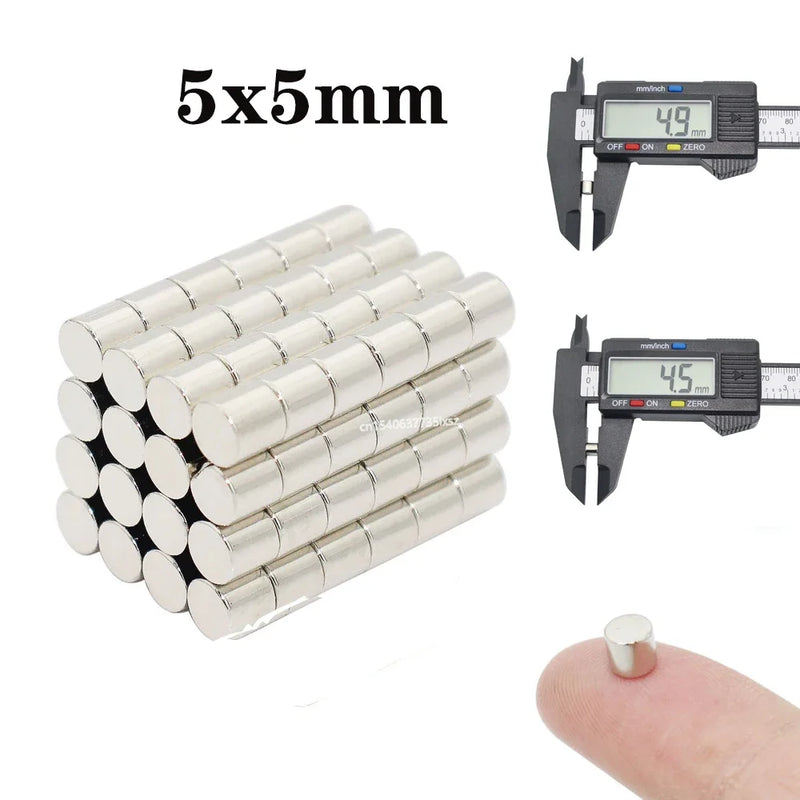 10/20/50/100Pcs 4x3mm 5x2mm 5x3mm 5x5mm Neodymium Magnet N35 NdFeB Round Super Powerful Strong Permanent Magnetic imanes