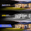 ANNKE 4MP Battery WiFi Security Camera PT Auto Tracking Color Night Vision Wireless IP Camera 4CH Homebase Security System