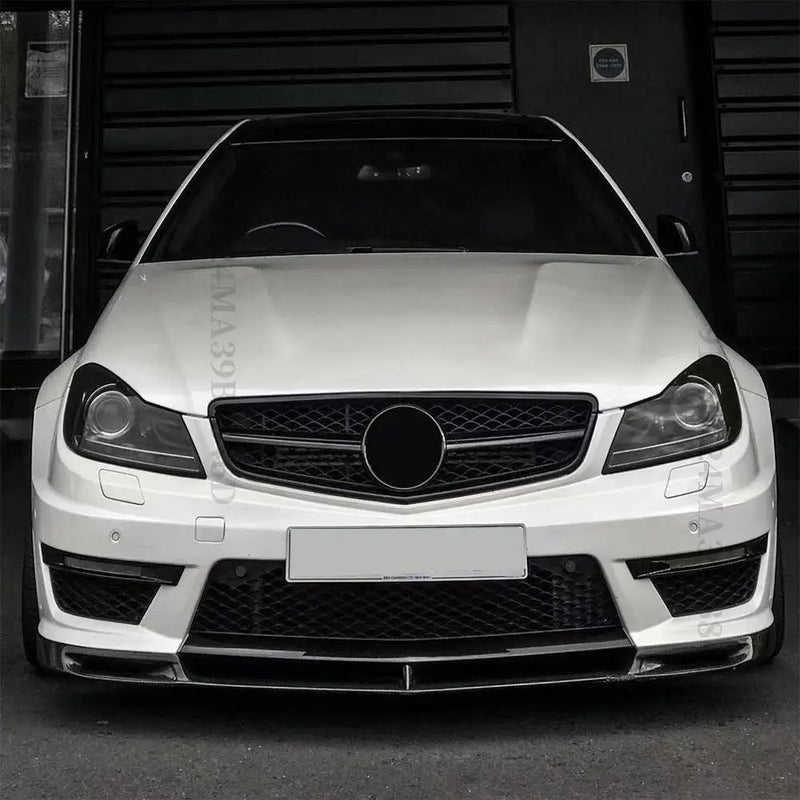 Perfect Match Front Hood Bumper Grille Racing Grill For Mercedes Benz C W204 C43 2007-2014 AMG Style Facelift Tuning Accessories