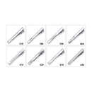 8pc Tie Clip Set Metal Silvery Color Necktie Clip For Men Wedding Gentleman Ties Bar Crystal Pin For Men's Accessories Jewelry