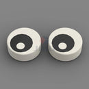 Round Tile Eye Eyelash Pupile Pattern Printed Building Blocks Bulk Accessory MOC Bricks Model Toys Compatible with 98138 14769