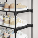 SONGMICS 10 Tier Shoe Rack High Shoe Rack Slim Shoe Rack Storage Metal Space Saving Dressing Room Entrance 30 x 94 x 206 cm