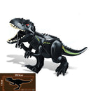 Jurassic Dinosaur Park Dinos World Building Blocks Animals Tyrannosaurus Rex Indominus I-Rex Blue Figures Triceratops Toys