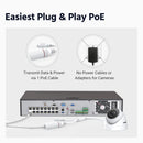 ANNKE 4K 32 Channel PoE NVR Recorder with 16 PoE Ports, 12MP Video Resolution H.265+ Motion Detection, Remote Access 8MP NVR