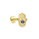 ROXI 925 Silver Smooth Single Row Earring Horse Eye Geometric CZ Earrings For Bride Women Simple Daily Wear Jewelry orecchini