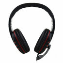Wired Gaming Headset With Light Adjustable Microphone Stereo Surround Sound Soft Ear Cushion For PC Laptop Phone Game Headphone