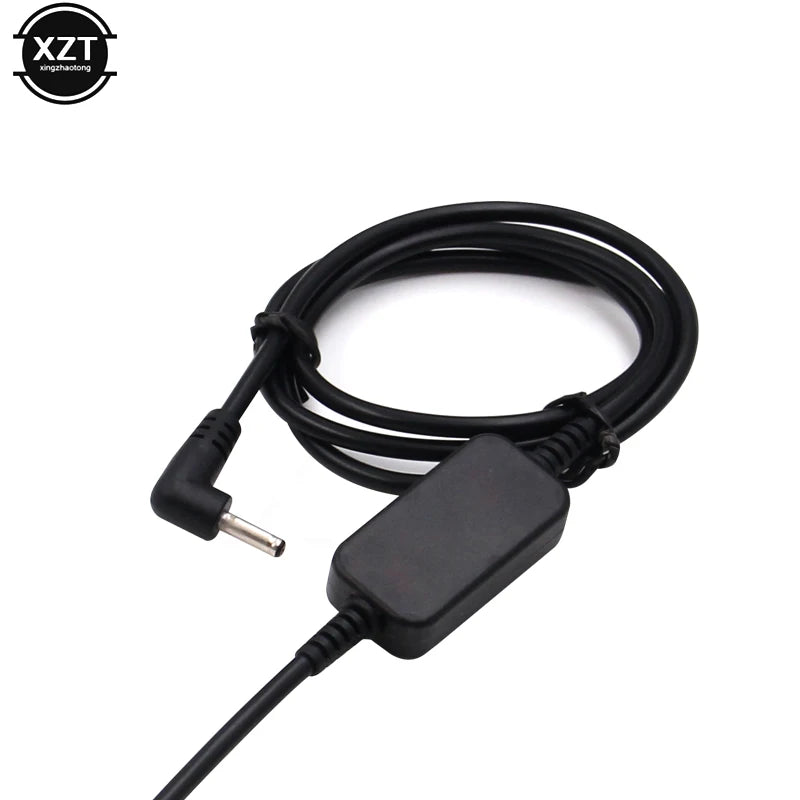 USB DC 5V To DC 12 V Car Charger 3.5mm x 1.35mm Port Connector Power Cable Adapter For Car GPS Radar Detector Cigarette Lighter