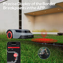 C-TOF Robotic Lawn Mower Redkey MGC800 MGC1000 Lawn Mower Robot Cable Break Detection Climbing 45% App Control Automatic Cutting
