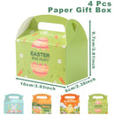 Easter Rabbit Ear Handheld Paper Box Candy Cookie Gift Box Gift Packaging Birthday Party Gift Box Happy Easter Party Supplies