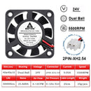 2PCS GDSTIME 40MM Cooler DC 5V 12V 24V 40x40x10mm Dual Ball Mini Cooling Fan 4010 Axial Fan 40MM for 3D Printer,DVR,NAS Cooling