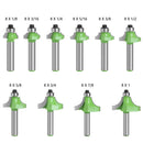 LAVIE 1pc 8mm Shank Beading Bit Tungsten Carbide Double Edging Router Bits Milling Cutter For Wood Woodworking Tools C0805216GN