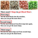 The Carvery | 850W Commercial Stainless Steel Meat Slicer and Vegetable Dicer